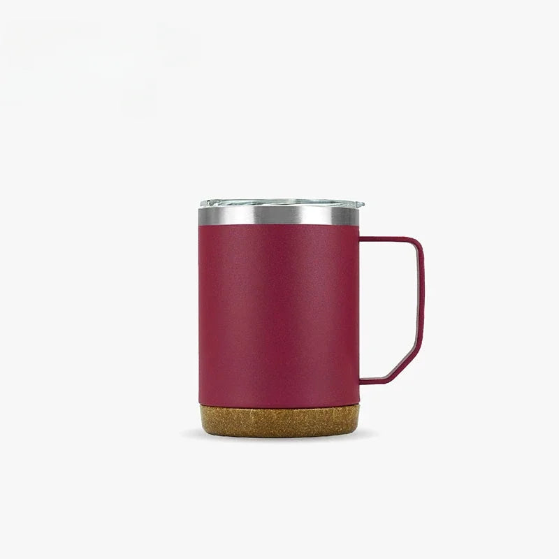 TS-8836/TS-8837 Double-Layer Stainless Steel Table Coffee Cup with Handle Vacuum Flasks & Thermoses Category