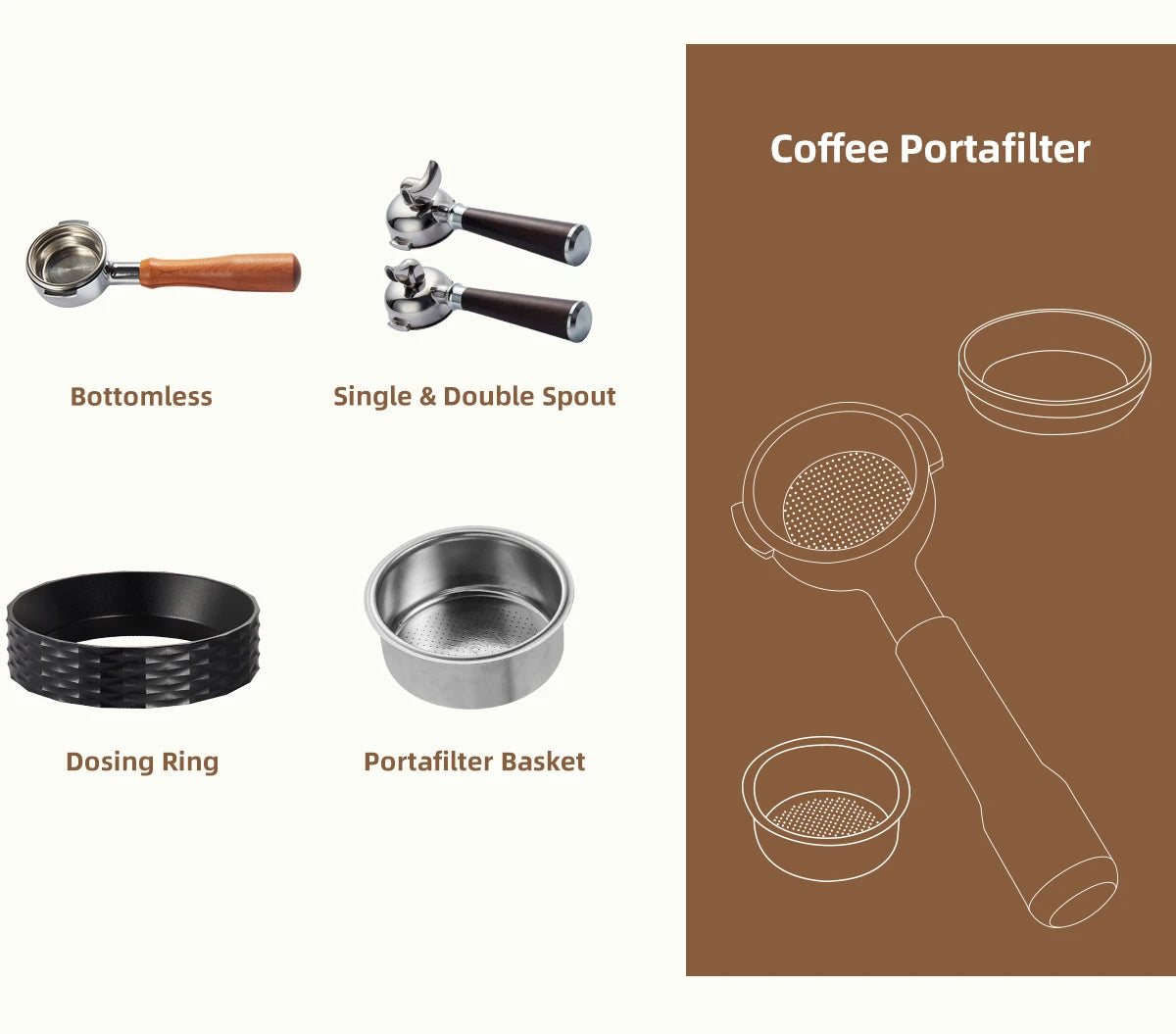 Wholesale Travel Hand Shake Adjustable Speed 48mm Flat Burr Cordless Reusable Washable Manual Coffee Grinder Mill Machine