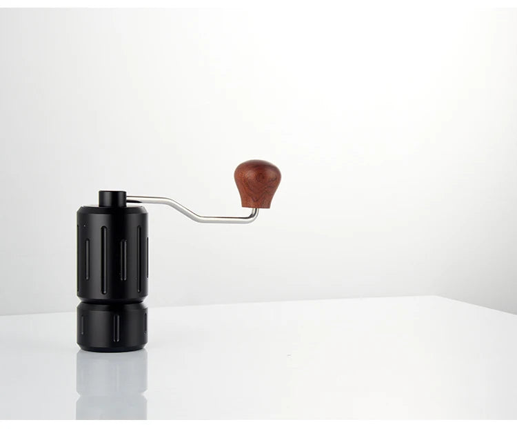 Wholesale Travel Hand Shake Adjustable Speed 48mm Flat Burr Cordless Reusable Washable Manual Coffee Grinder Mill Machine