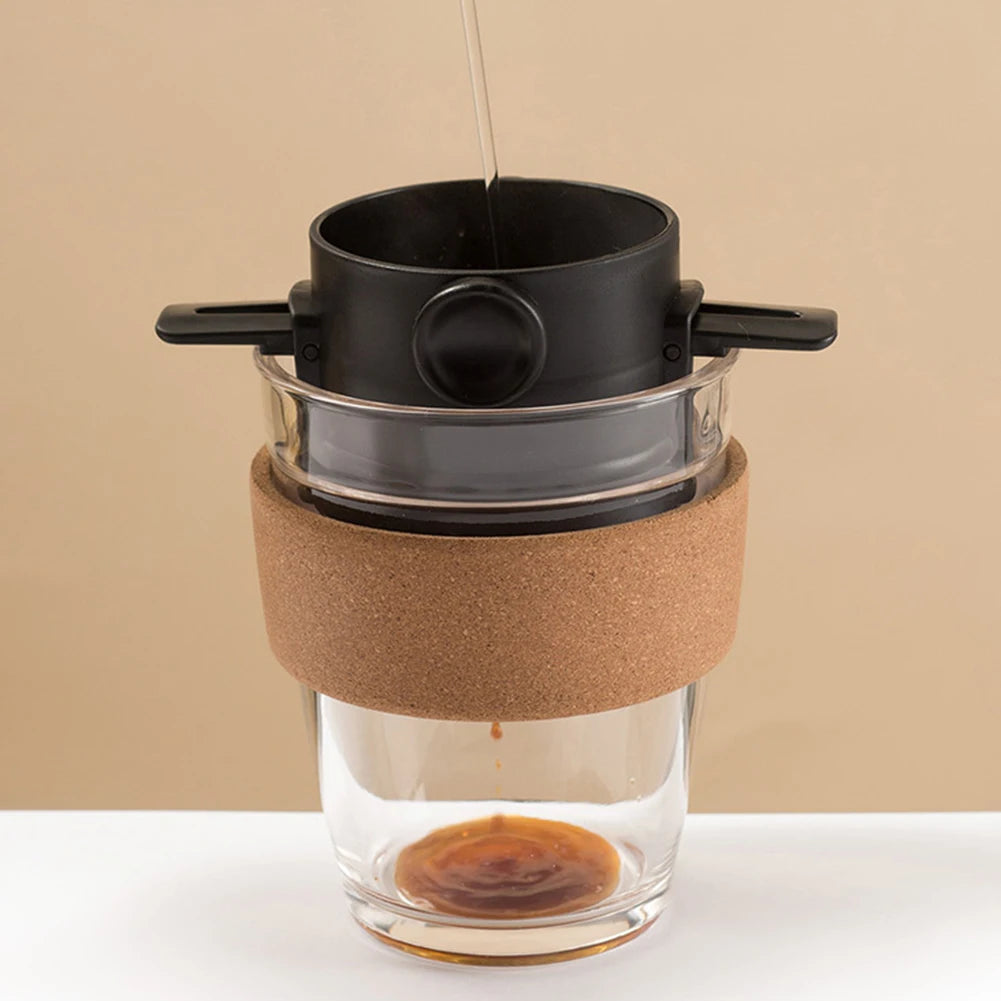 Pour Over Coffee Maker Home Coffee Filter Stainless Steel Coffee Dripper Easy To Clean for Travel Camping for Drip Coffee & Tea