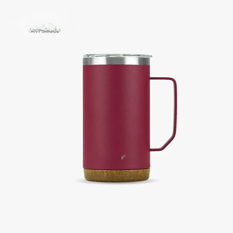 TYESO TS-8836/TS-8837 Double-Layer Stainless Steel Table Coffee Cup with Handle Vacuum Flasks & Thermoses Category