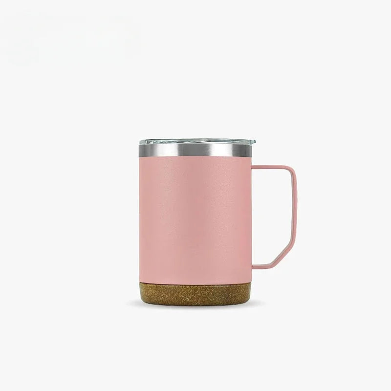 TS-8836/TS-8837 Double-Layer Stainless Steel Table Coffee Cup with Handle Vacuum Flasks & Thermoses Category