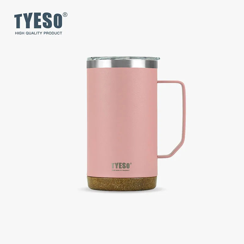 TS-8836/TS-8837 Double-Layer Stainless Steel Table Coffee Cup with Handle Vacuum Flasks & Thermoses Category