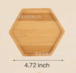 Teacup Mat Bamboo Cup Mat Placemat Flowerpot Cross-Border Rectangular Shaped More SizesDIYSucculent Pad Coffee Cup Mat