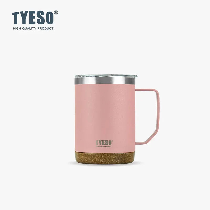 TYESO TS-8836/TS-8837 Double-Layer Stainless Steel Table Coffee Cup with Handle Vacuum Flasks & Thermoses Category