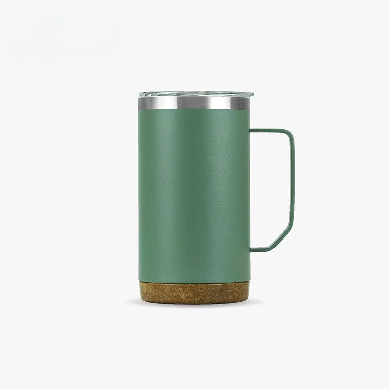 TS-8836/TS-8837 Double-Layer Stainless Steel Table Coffee Cup with Handle Vacuum Flasks & Thermoses Category