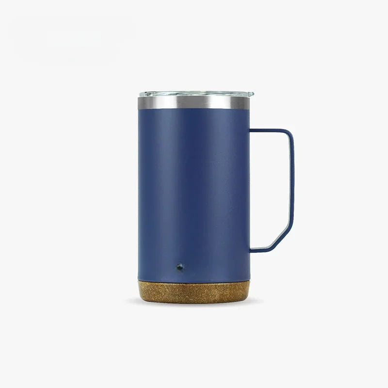 TYESO TS-8836/TS-8837 Double-Layer Stainless Steel Table Coffee Cup with Handle Vacuum Flasks & Thermoses Category