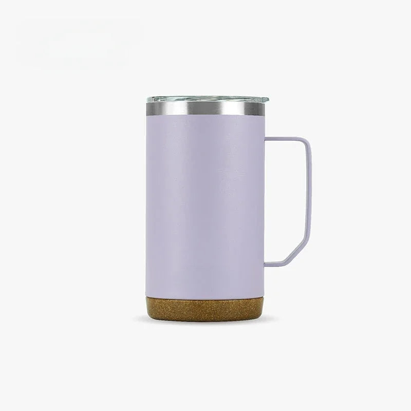TS-8836/TS-8837 Double-Layer Stainless Steel Table Coffee Cup with Handle Vacuum Flasks & Thermoses Category