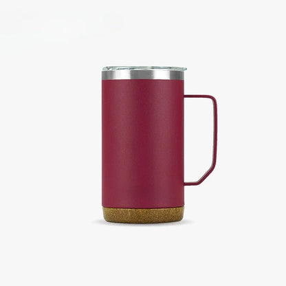 TS-8836/TS-8837 Double-Layer Stainless Steel Table Coffee Cup with Handle Vacuum Flasks & Thermoses Category