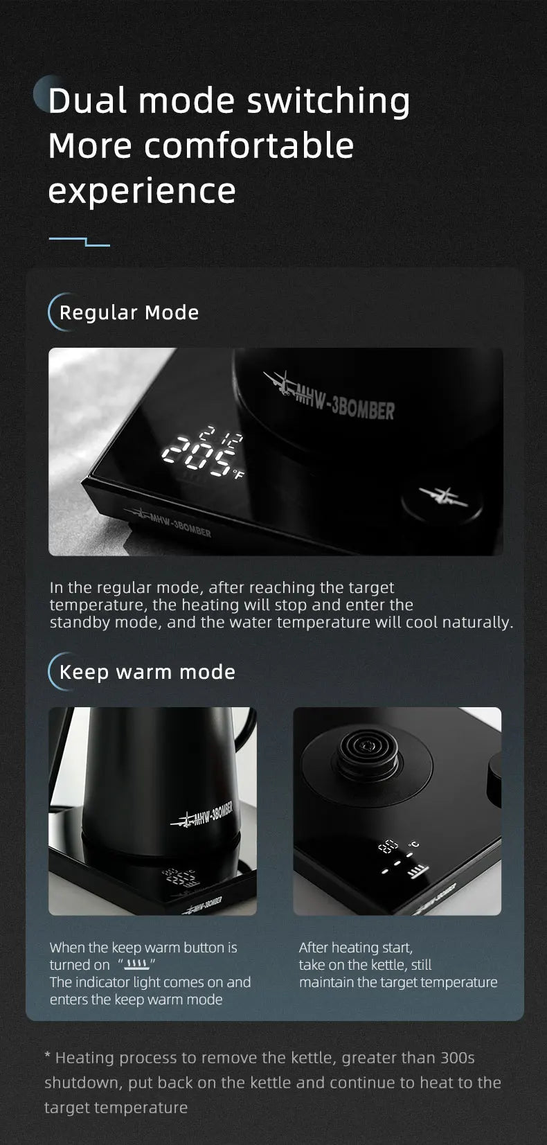 MHW-3BOMBER Gooseneck Kettle | Coffee & Dreams Australia