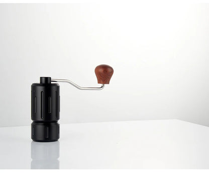 Wholesale Travel Hand Shake Adjustable Speed 48mm Flat Burr Cordless Reusable Washable Manual Coffee Grinder Mill Machine