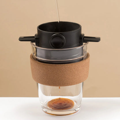 Pour Over Coffee Maker Home Coffee Filter Stainless Steel Coffee Dripper Easy To Clean for Travel Camping for Drip Coffee & Tea