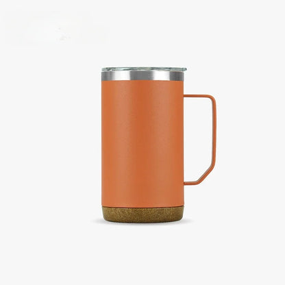 TS-8836/TS-8837 Double-Layer Stainless Steel Table Coffee Cup with Handle Vacuum Flasks & Thermoses Category