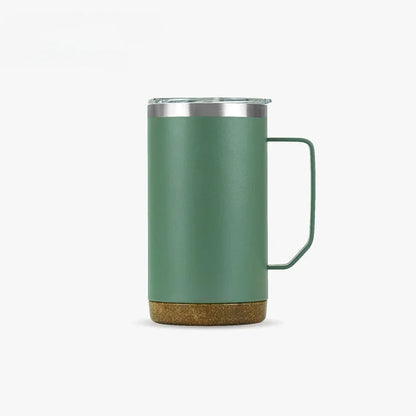 TYESO TS-8836/TS-8837 Double-Layer Stainless Steel Table Coffee Cup with Handle Vacuum Flasks & Thermoses Category