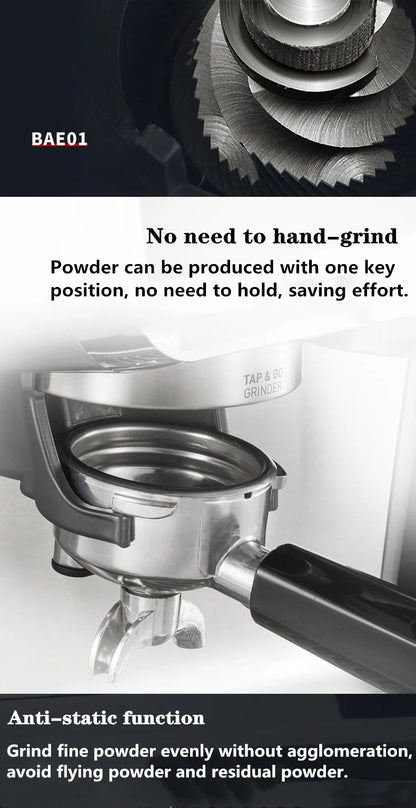 Original New Italian Barsetto Commercial Electric Coffee Maker Portable Semi Automatic Mini Espresso Coffee Machine With Grinder