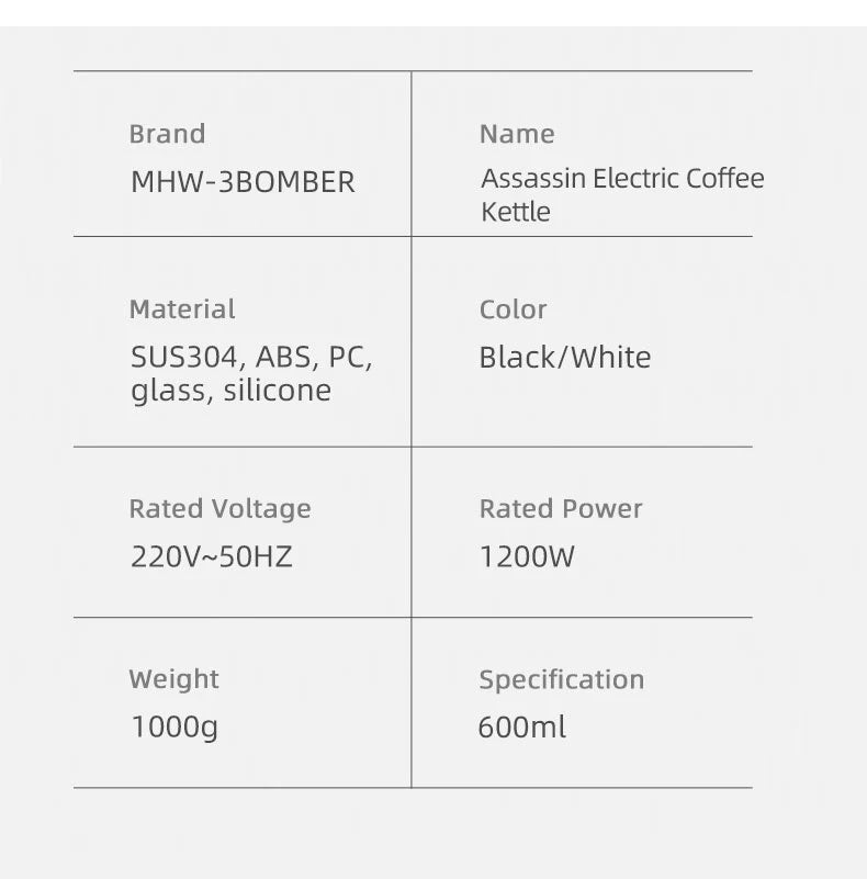 MHW-3BOMBER Gooseneck Kettle | Coffee & Dreams Australia