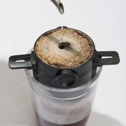 Pour Over Coffee Maker Home Coffee Filter Stainless Steel Coffee Dripper Easy To Clean for Travel Camping for Drip Coffee & Tea